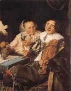 Judith leyster Carousing Couple Germany oil painting artist